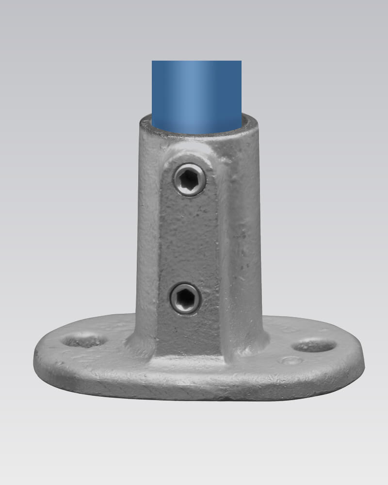 Buiskoppeling - Ovale voetplaat (Nr 12)