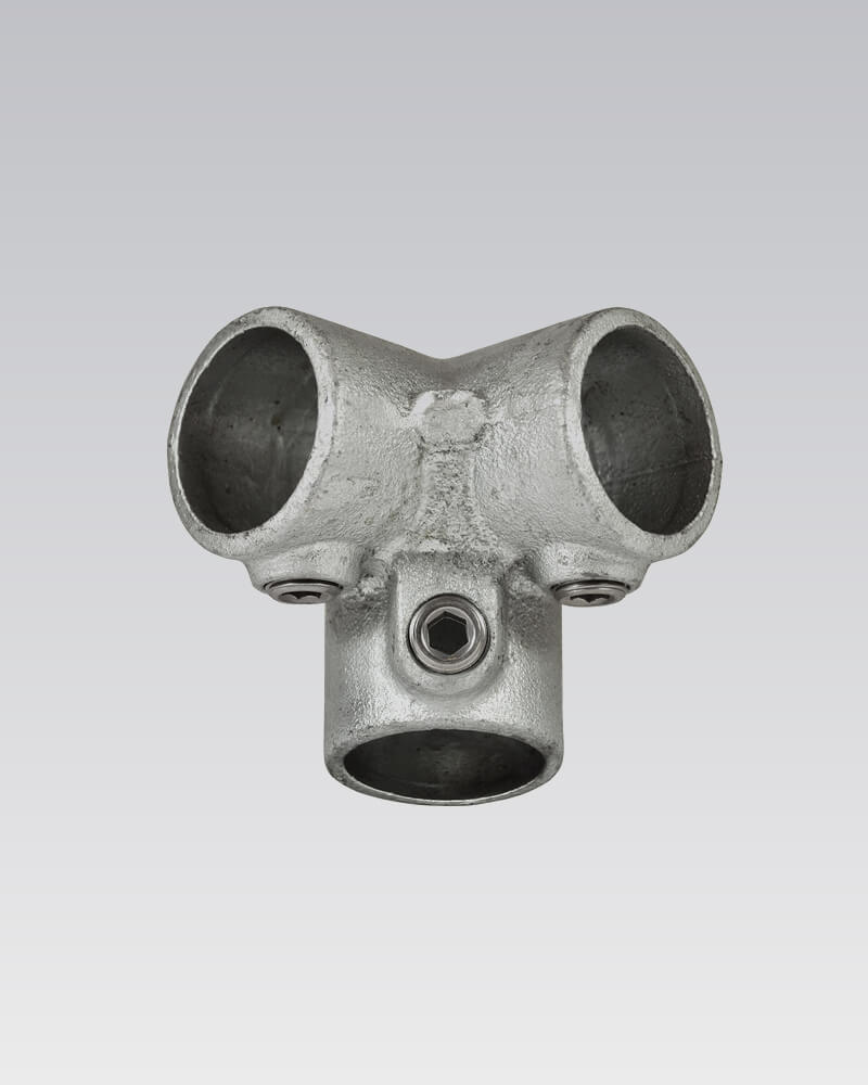 Buiskoppeling - Drieweg kniestuk 90° (Nr 18) - Afbeelding 2