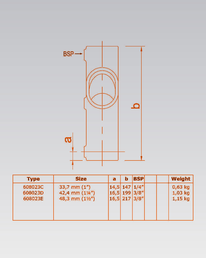Buiskoppeling - Kruisstuk voor helling (Nr 23) - Afbeelding 3