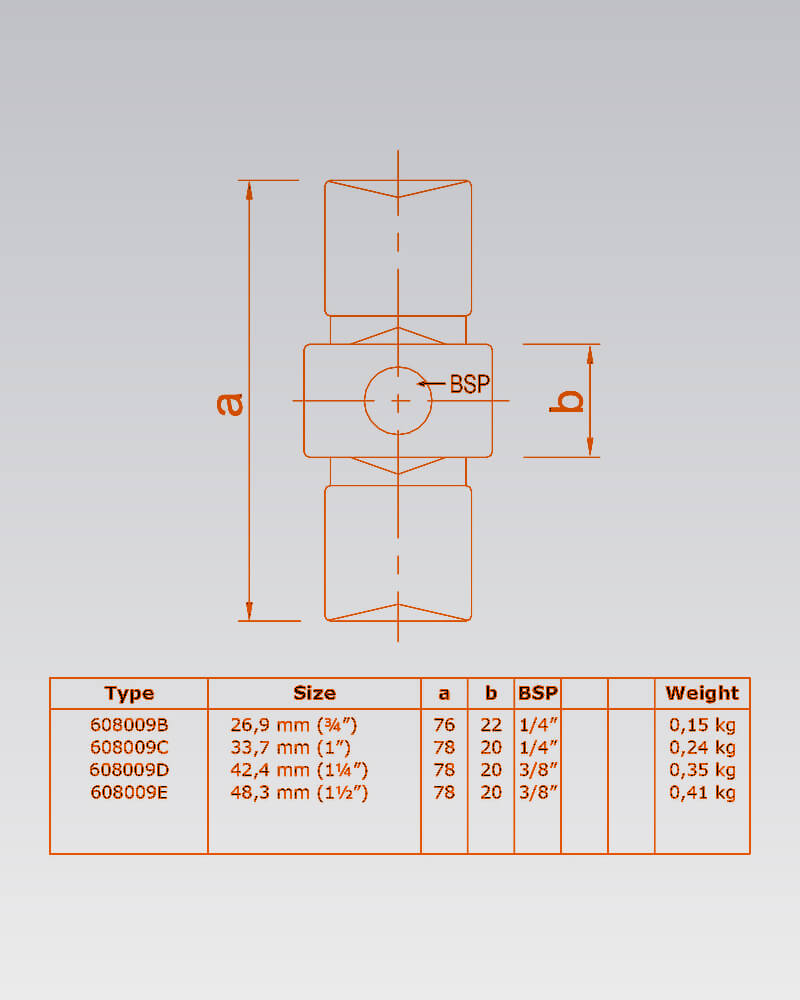Buiskoppeling - Inwendig koppelstuk (Nr 9) - Afbeelding 3