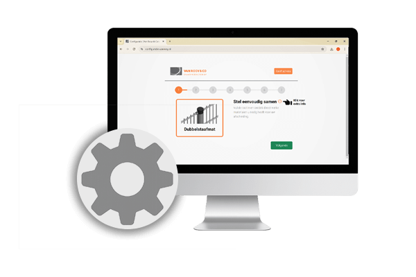Dubbelstaafmat Configurator