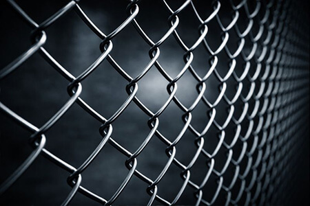 Close-up Harmonicagaas hekwerk