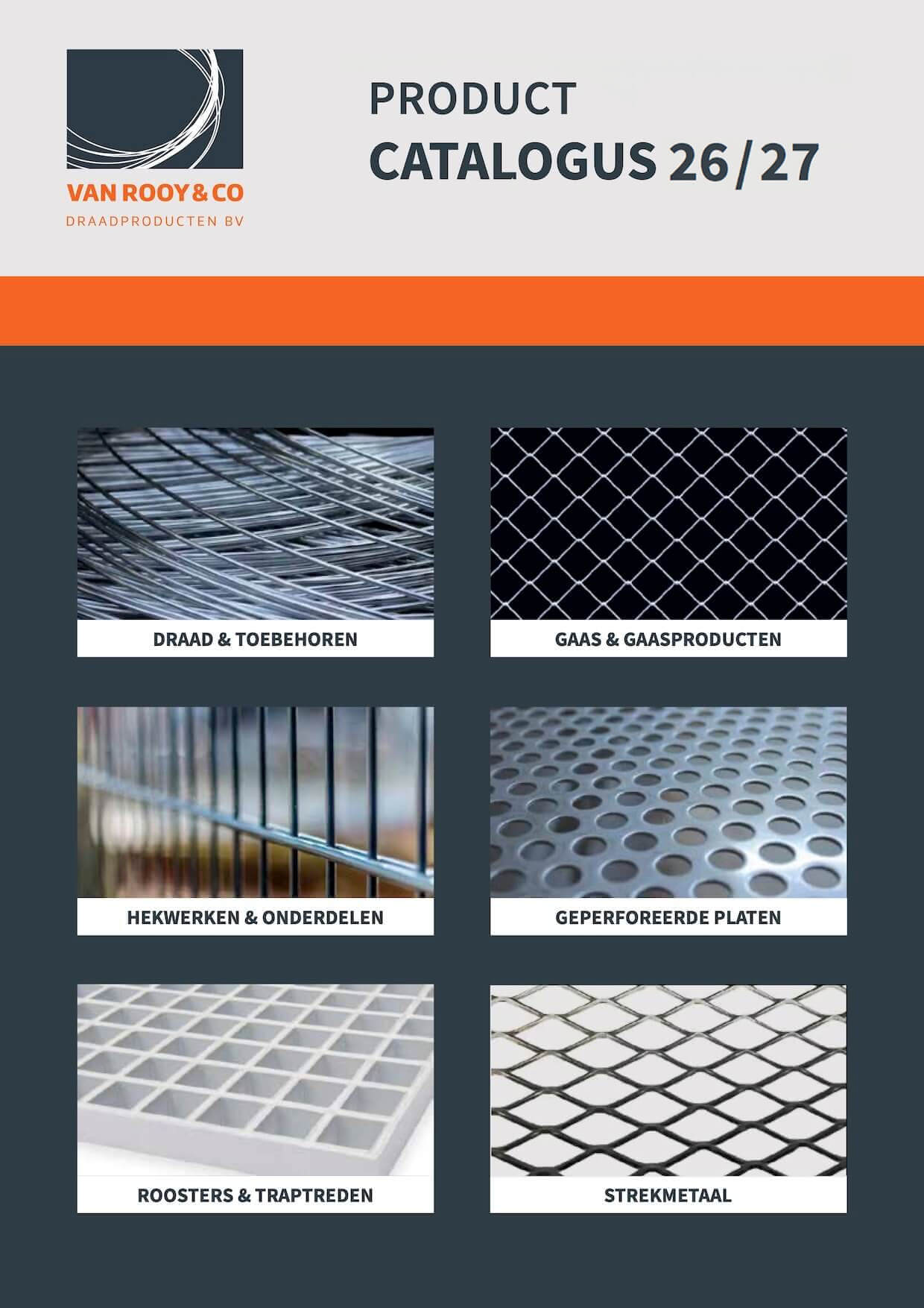 Catalogus voor staalproducten van van Rooy & Co